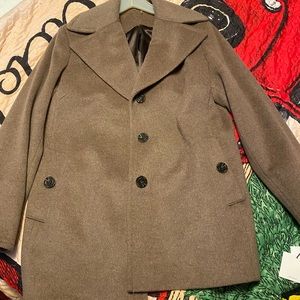 New Calvin Klein double breasted peacoat